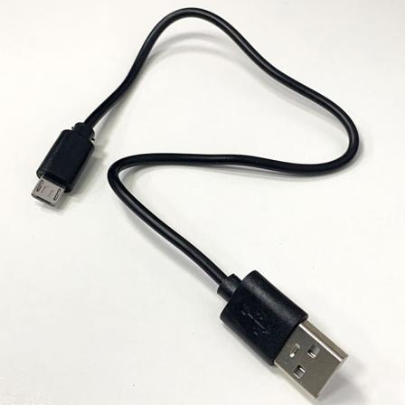 30 cm:n USB latauskaapeli matkapuhelinjohto Android Bluethood-c:lle Black