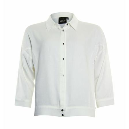 Poools Blouse Z019 , Wit , Dames , Maat: 2XL