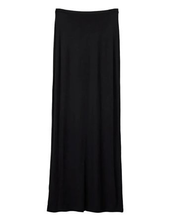 Maxi Jersey Skirt Black Lexington Clothing