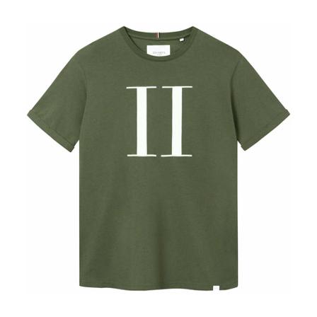 Les Deux, Encore T-Shirt Groen, Heren, Maat:S