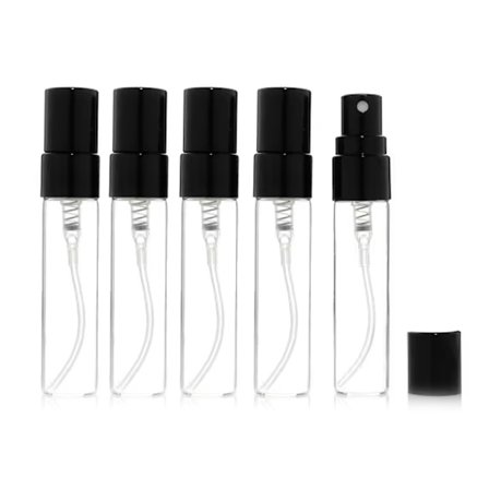 5-Kpl - Suihkepullo / Minipullo Lasia – 5 ml