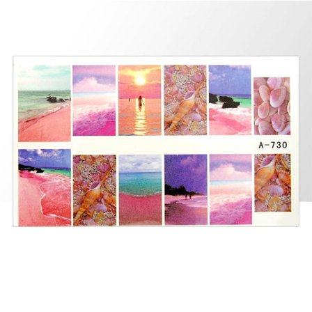 Vanddekaler - Paradise - A730 - Til negle