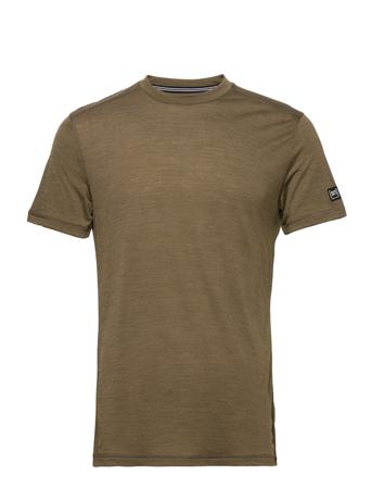 M Essential Ss T-shirt Khaki Green Super.natural