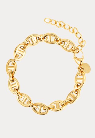 BY JOLIMA - Celine Chain Bracelet - Gold - Accessoarer - - Bubbleroom