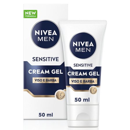 Nivea Men Sensitive Viso E Barba Cream Gel Crema Viso Uomo Per Un