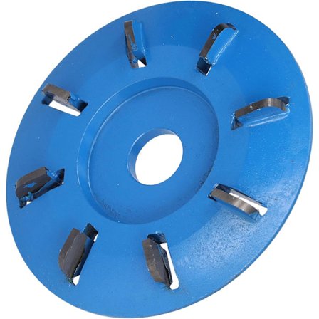 Buefræser, slidstærk træskæringsdisk med 8 tænder, hurtig spåntagning til finish, planing og gravering
