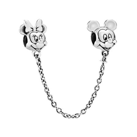 Speltema 925 sterlingsølv & natlampe hjerte & magisk blomst monster vedhæng egnet til originale damearmbåndsberlocker