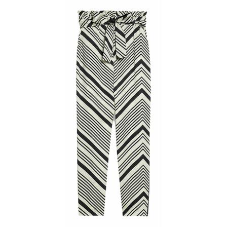 Liu Jo, Tapered Trousers Zwart, Dames, Maat:S