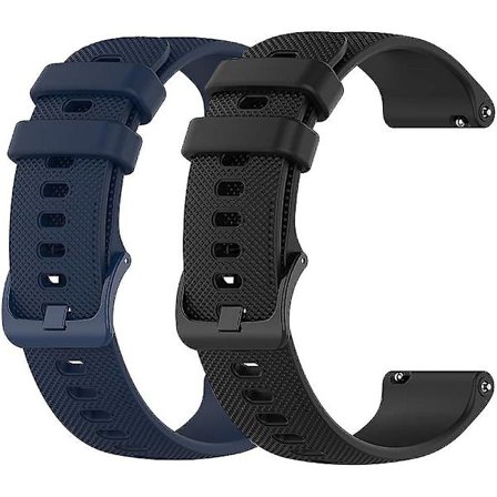 Yeejok Silikon Sport Remmar Kompatibla med Samsung Galaxy Watch 3 41mm 42mm/Galaxy Watch Active 2 40mm 44mm/Gear Sport, 20mm Mjuk Fitness Klockarmband