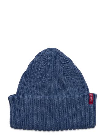 Indigo Ribbed Beanie Blue Levi’s Footwear & Acc