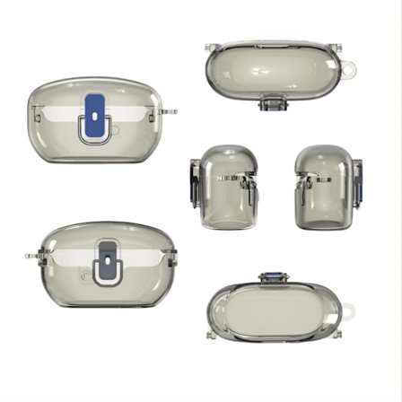 Bluetooth Hörlursfodral för Sony WF-1000XM5, Skyddande PC-fodral, Stöttåligt, Dammtätt och Stilrent