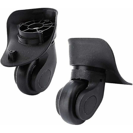 Yleiskäyttöiset kestävät hiljaiset kumiset varaosapyörät matkalaukkuun, pari, Samsonite Platinium -matkalaukkujen vaihtoon ja korjaukseen [DB]