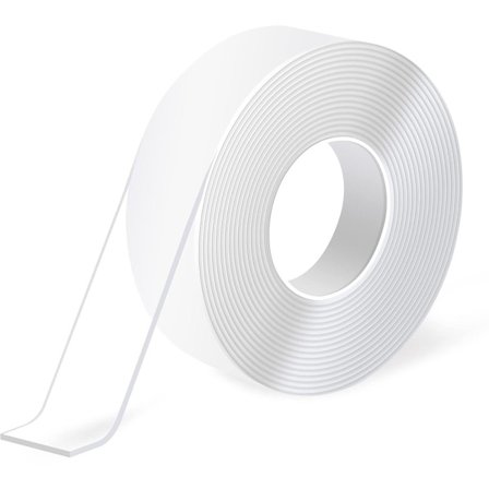 Kraftig dobbeltsidet tape - 3m x 5mm x 1mm - Nano tape - Ekstra stærk dobbeltsidet tape