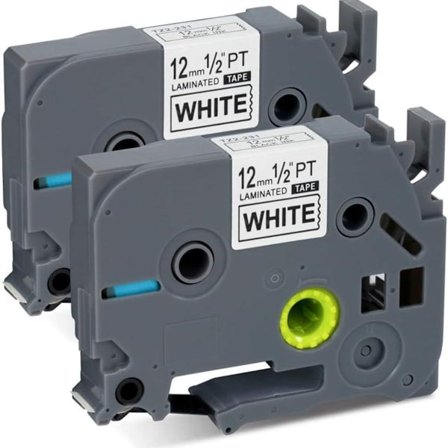 Kompatibel etikettape-erstatning til Brother P Touch 2