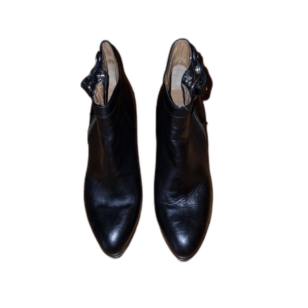 Svarta klackade boots Acne Studios