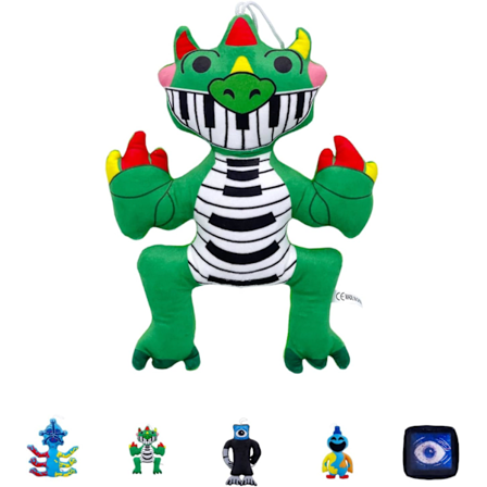 Poppy Playtime Kapitel 5, Nightmare Critters plyslegetøj, 25 cm monsterspilkarakter, til fans, børn og voksne.