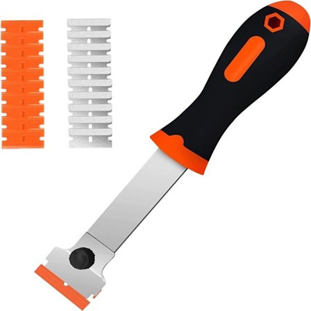 Pitkävartinen partakoneen terän kaavintyökalu