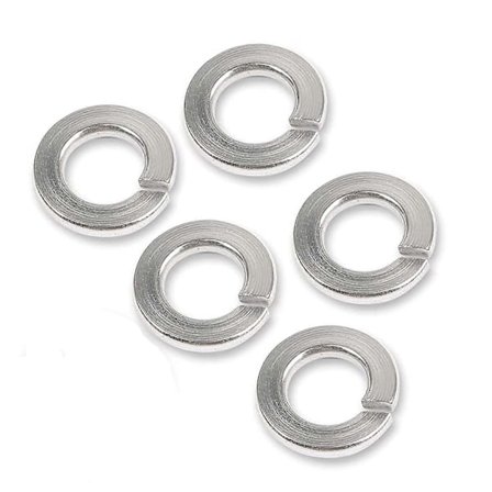 M6 Låseskiver, 304 rustfritt stål splittlåseskiver for bolter 100 stk. M6 M6