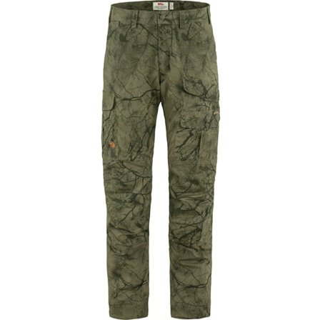 Fjällräven Barents Pro Hydratic Trs 48 - Miehet - Green Camo-Deep Forest - Metsästyshousut