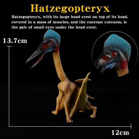 Jurassic Dinosaur Toy Set - Quetzalcoatlus & Pterodactyl PVC Action Figures for Kids Collection