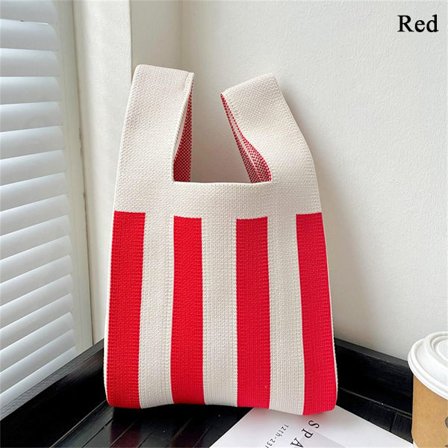 Mulepose Knot Håndledstaske RØD