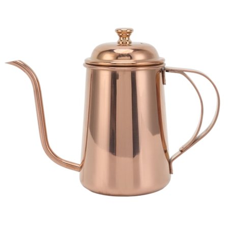 650 ml rustfri stål Gooseneck kaffekjele fortykket helle over kanne