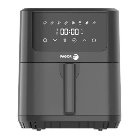 Oljefri fritös - FAGOR - Airfryer FGR65 - Kapacitet 6,5L - 8 matlagningsprogram - 1600W