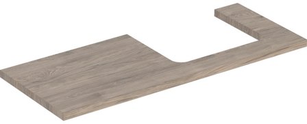 Geberit ONE 505.325.00.6 Bänkskiva 120 cm Valnöt, Badrum