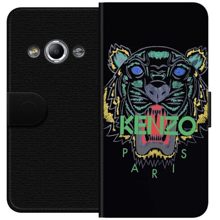 Yhteensopiva Lompakkokotelo Samsung Galaxy Xcover 3 Kenzo Paris Tiikeri Logo Juliste Muotibrändi Katumuoti Ylellinen Tyyli Ikoninen Suunnittelu Musta