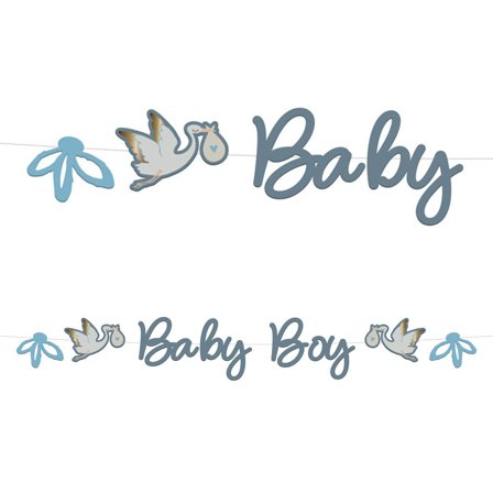 Kirjaviirinauha Baby Boy Stork
