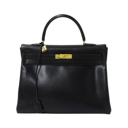 Hermès Vintage Handbags Sort, Dame Vintage Tasker, Størrelse: ONE Size