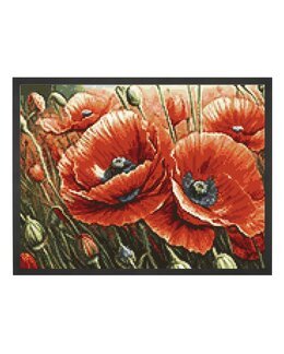 Diamond painting Mohnblumen
