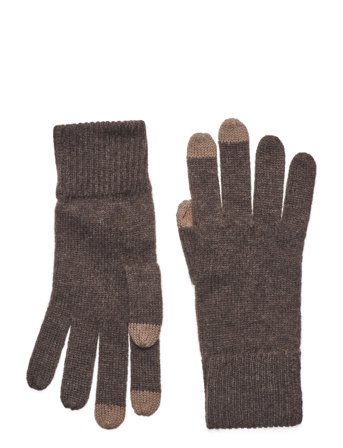 Touch Gloves Brown Davida Cashmere