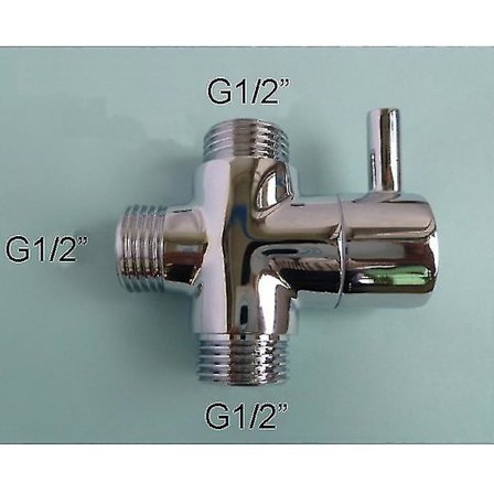 Kranar Mässing Kranadapter Krompläterad Blandare För Badrumsduschtillbehör