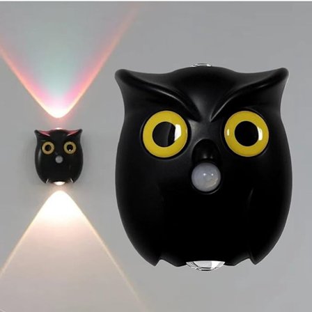 LED-nattlampe med sensor, USB-lading, magnetisk montering, tofarget, kompatibel med LED-skapbelysning, trappebelysning for barnerom, soverom, hall, 