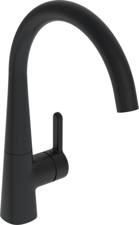 Oras Inspera 3030F-33 Keittiöhana sivuvivulla Mattamusta, Kylpyhuone