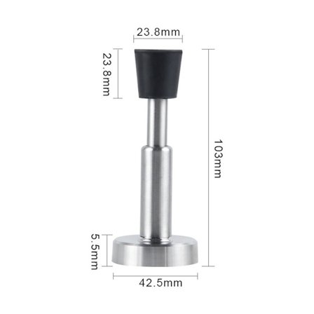 Dørstopper Gulvholder SØLV