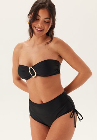 BUBBLEROOM - Tie High Waist Bottom - Black