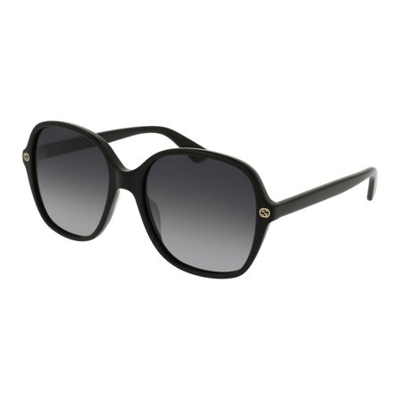 Gucci - GG0092S 001 5518 i Sort Acetate