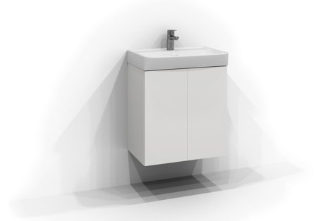 Svedbergs Bloc Tvättställsskåp Vit, Badrum