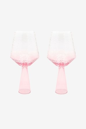Brut Homeware - Vinglas Claude 2-pack - Rosa - Vinglas - Från Homeroom
