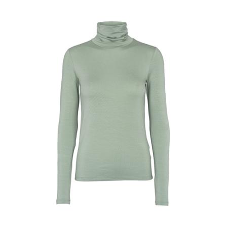 Basic Apparel Joline Turtleneck Grøn, Dame Rullekraver