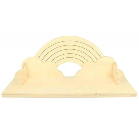 REGAL MED BUEFORM - 40X16X14 CM - TRÆ