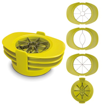 Enkel køkkenredskab 4-i-1 frugt mango skræller splitter kernefjerner æble pære kernefjerner skærer tomat skærer—yux