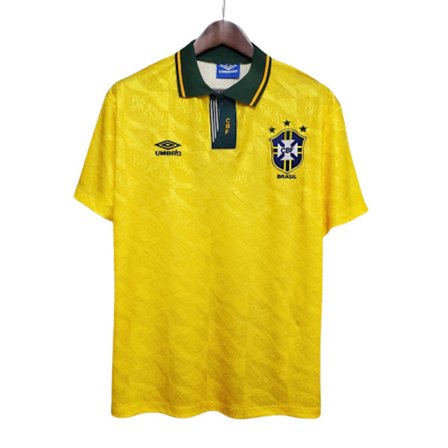 Black Friday-fynd! Brasiliansk retrofotbollströja 1991/1993 för tonåringar