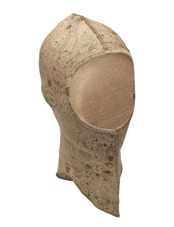 Viscose Elestane Fullface - Aop Accessories Headwear Balaclava Beige Mikk-Line