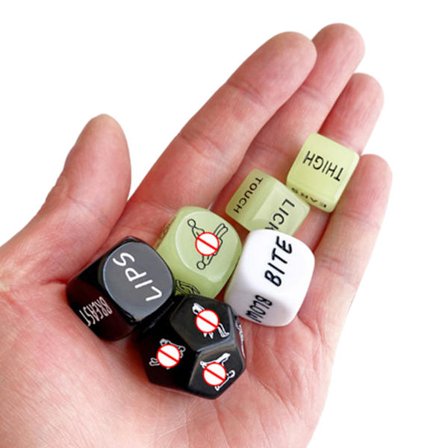 5 st Naughty Date Night-tärningar Set För Vuxen Lätt Date Night Idé Leksak För Hustru Man