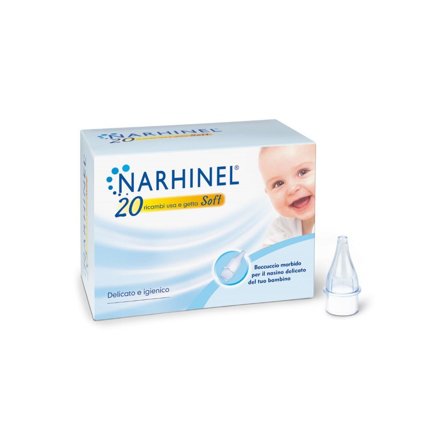 Narhinel 20 Ricambi Per Aspiratore Nasale Neonati E Bambini Con