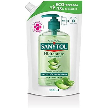 Saippuakuorma - SANYTOL - 500 ml - Antibakteerinen - Hypoallergeeninen - Sekä nainen että mies