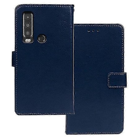 IDEWEI Til Cat S75 5G Læder Telefonetui Foto Slot Med Crazy Horse Struktur